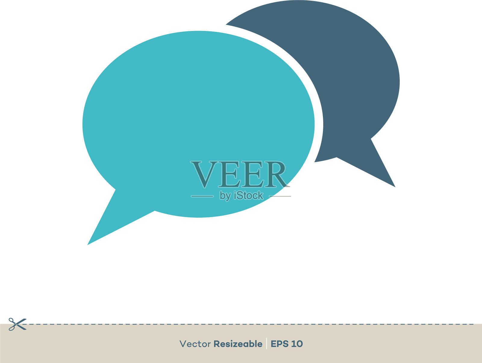 说话说话气泡图标标识模板设计eps插画图片素材