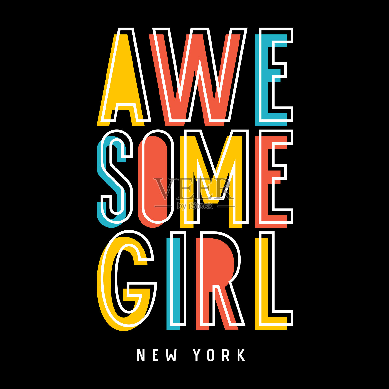 T恤印花177插画图片素材