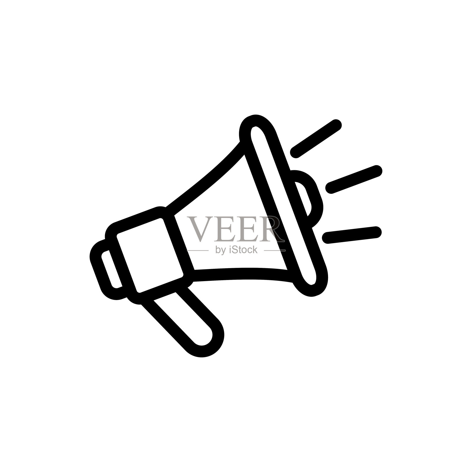 扩音器图标logo插图设计插画图片素材