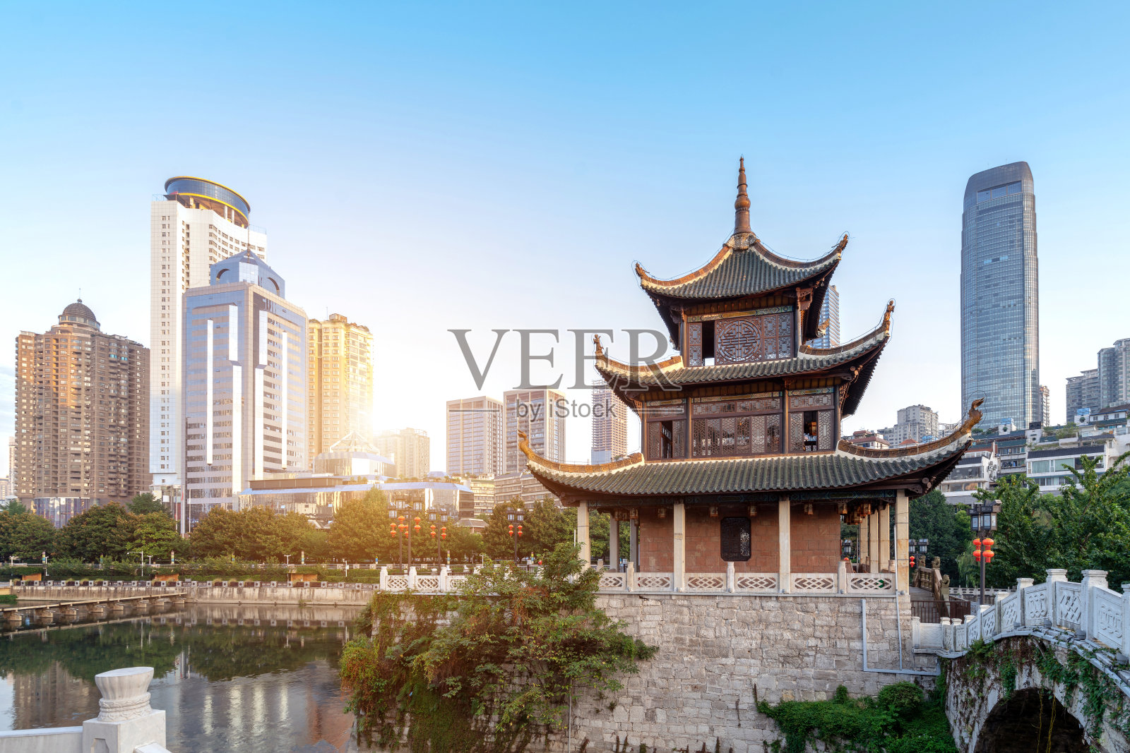 贵阳著名古建筑景观照片摄影图片