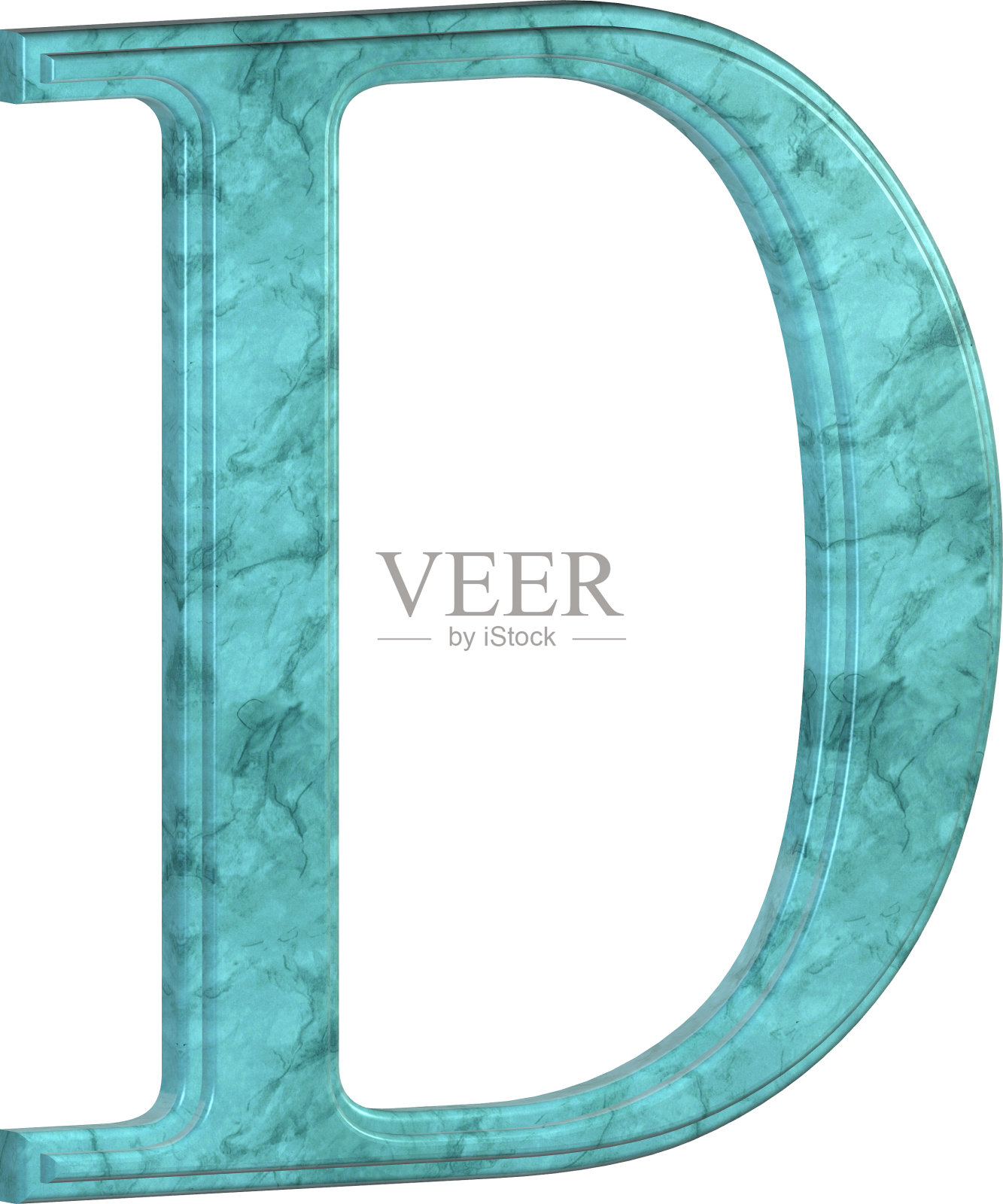 3D蓝色大理石字体照片摄影图片