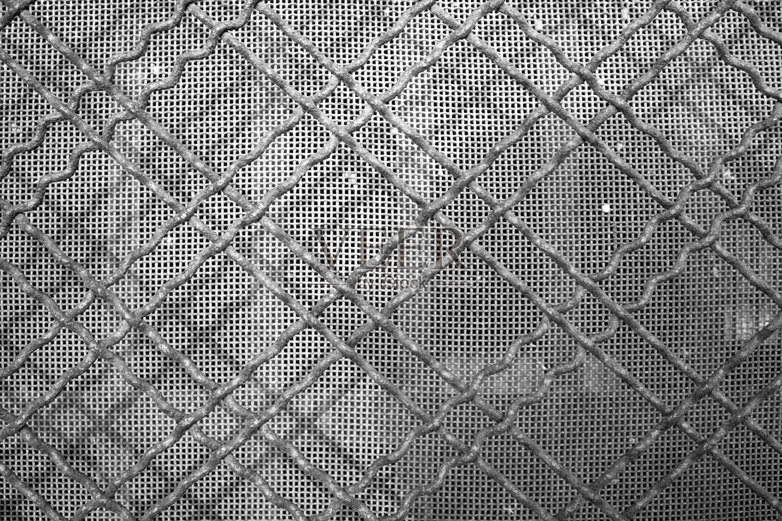 生锈的铁格栅的纹理照片摄影图片