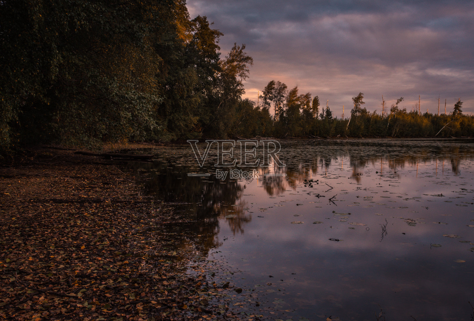 秋季湖照片摄影图片