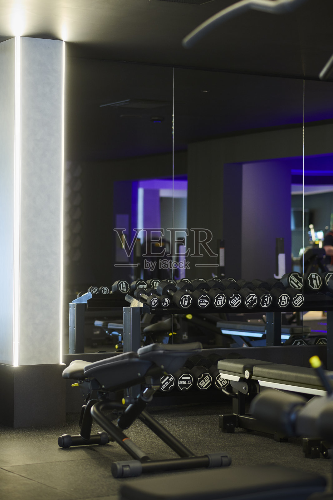 空的现代健身照片摄影图片