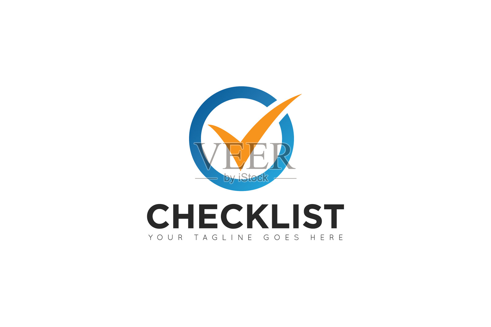 检查标志和图标插画图片素材