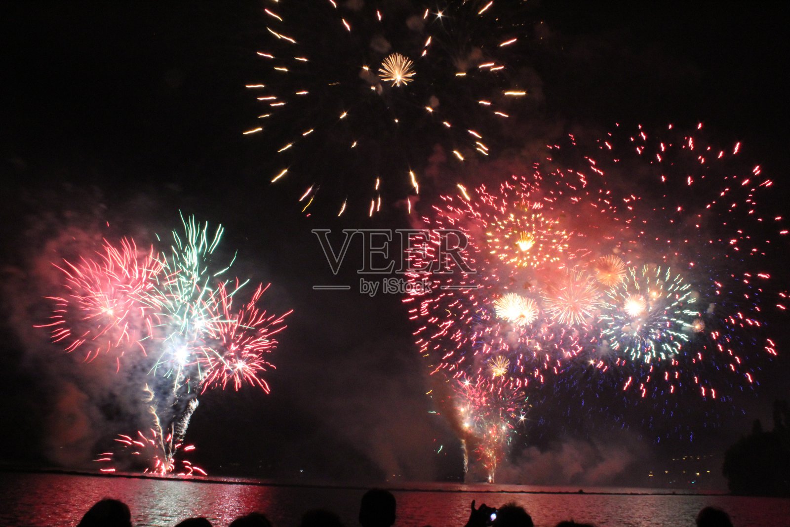 烟花照片摄影图片