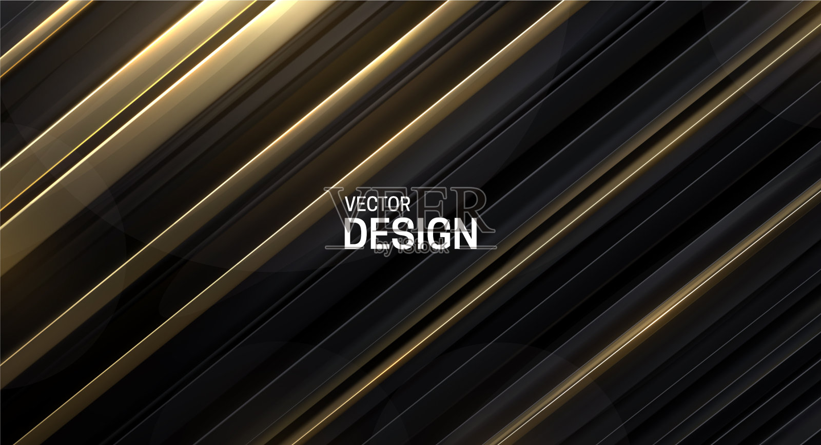 黑色和金色的切片表面插画图片素材