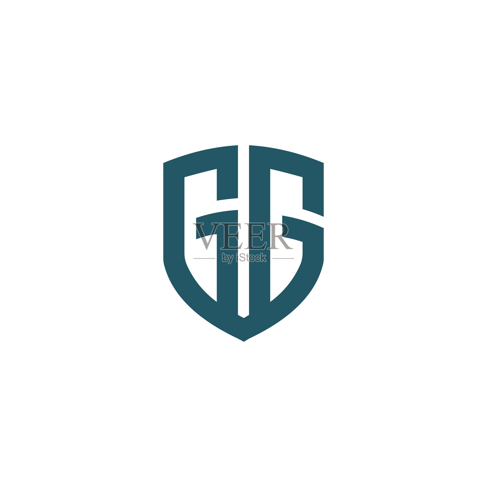 首字母gg或g标志设计模板设计元素图片