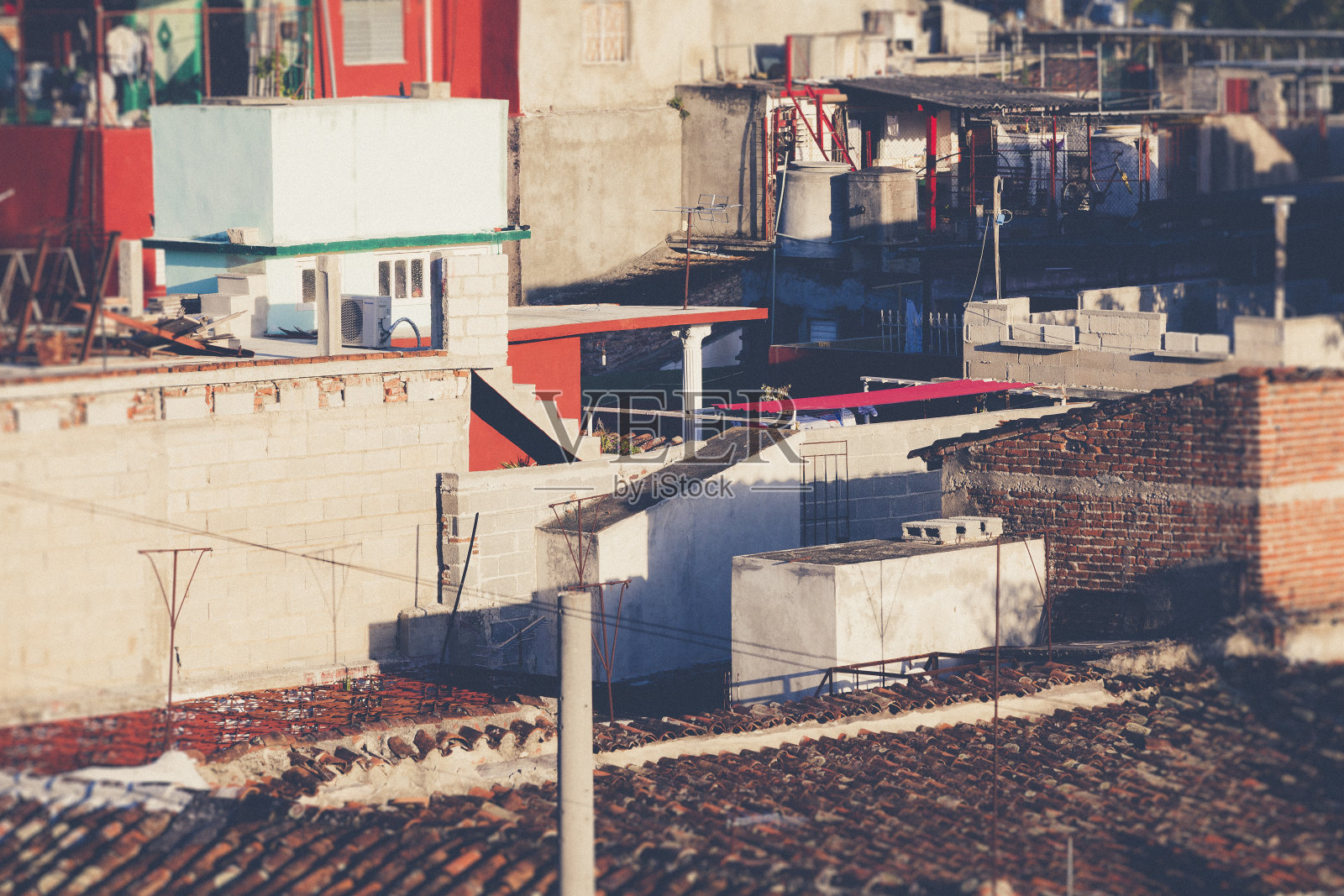 屋顶、古巴照片摄影图片