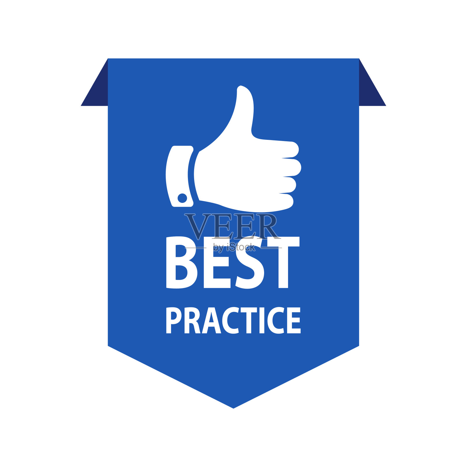 最佳实践ribbon banner插画图片素材