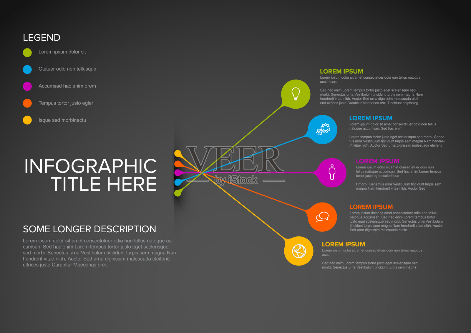 矢量多功能信息图表模板插画图片素材