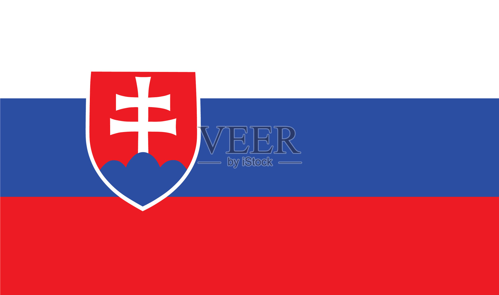 斯洛伐克标志欧洲联盟插画图片素材