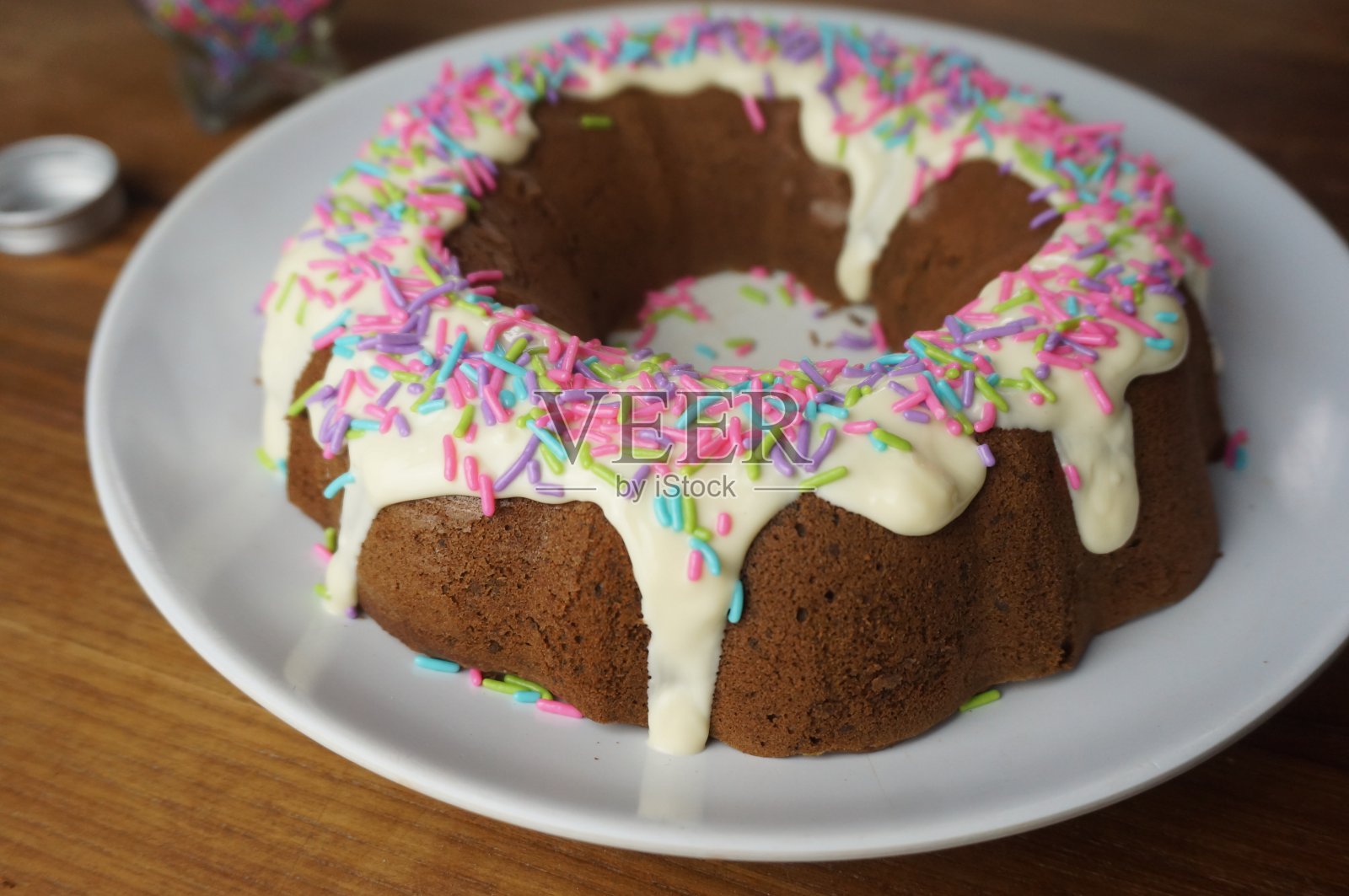 独角兽主题蛋糕照片摄影图片