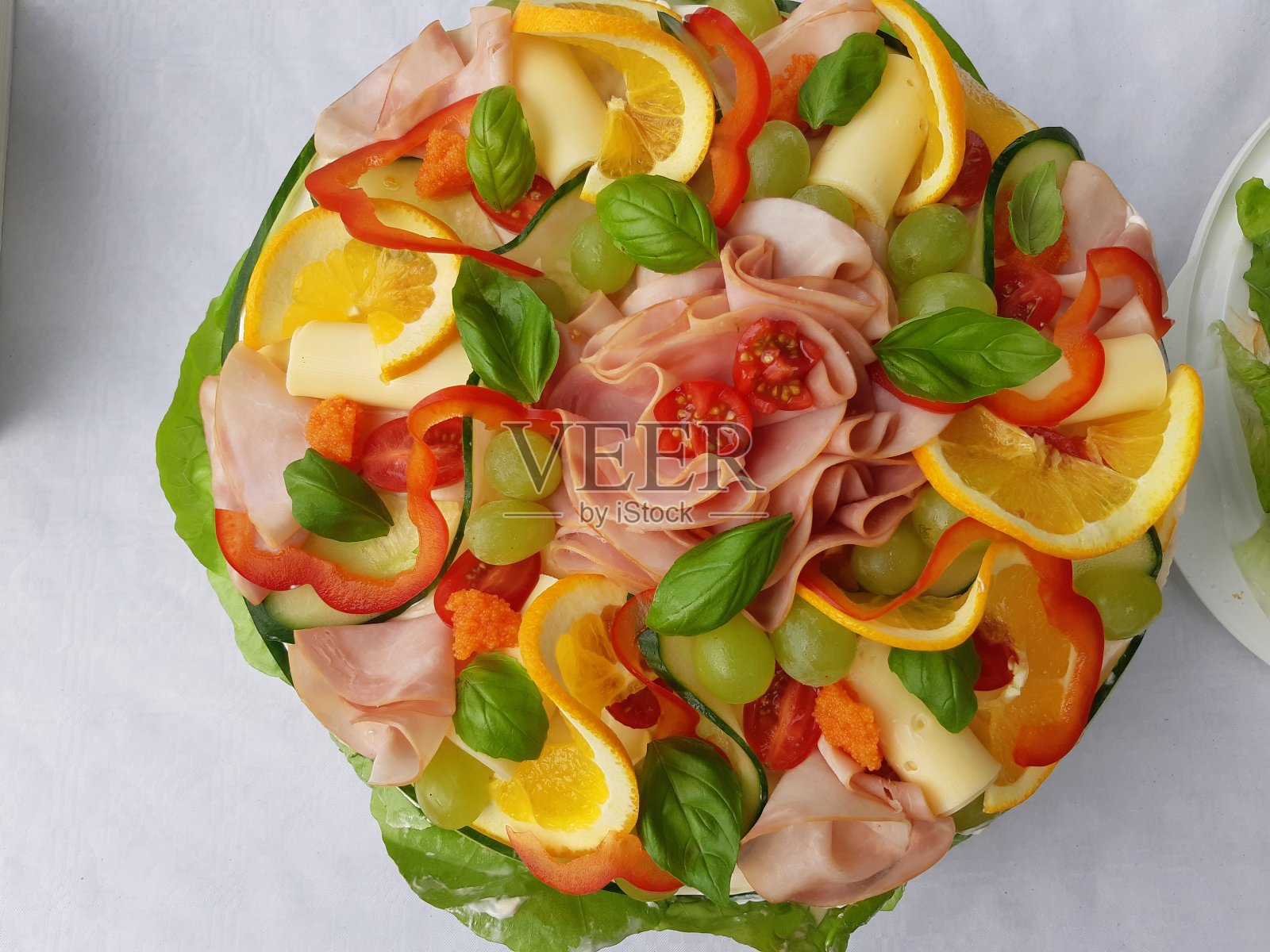 三明治蛋糕照片摄影图片