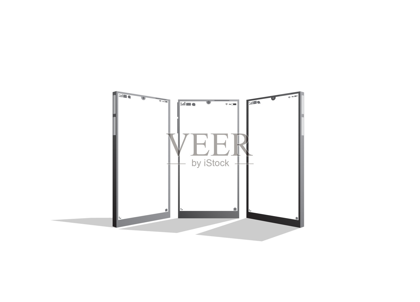 摘要移动毛坯表面模板插画图片素材