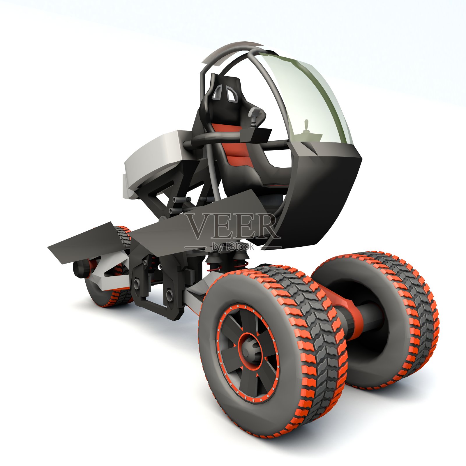 概念车的3d插图照片摄影图片