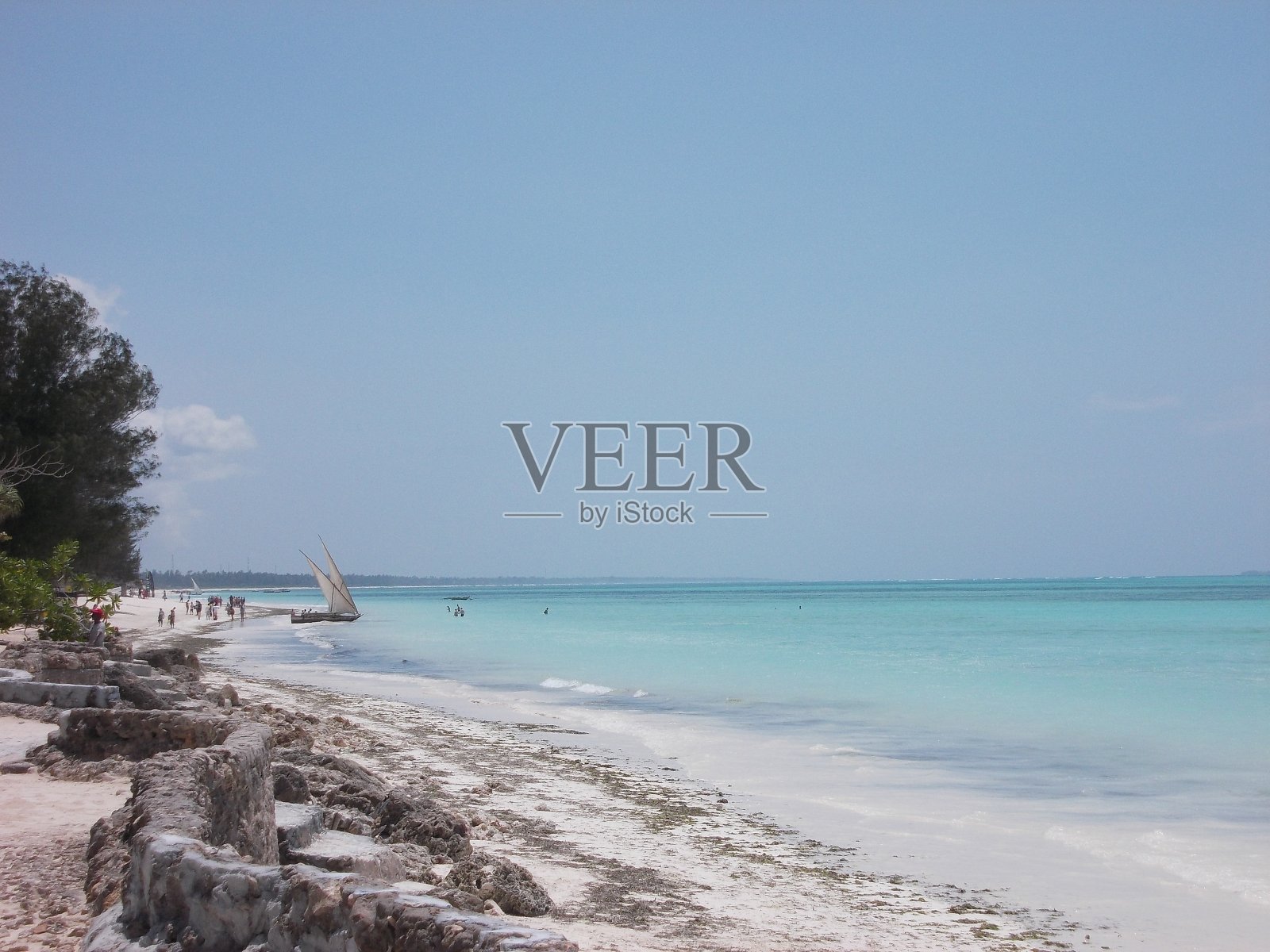 在桑给巴尔岛海滩照片摄影图片