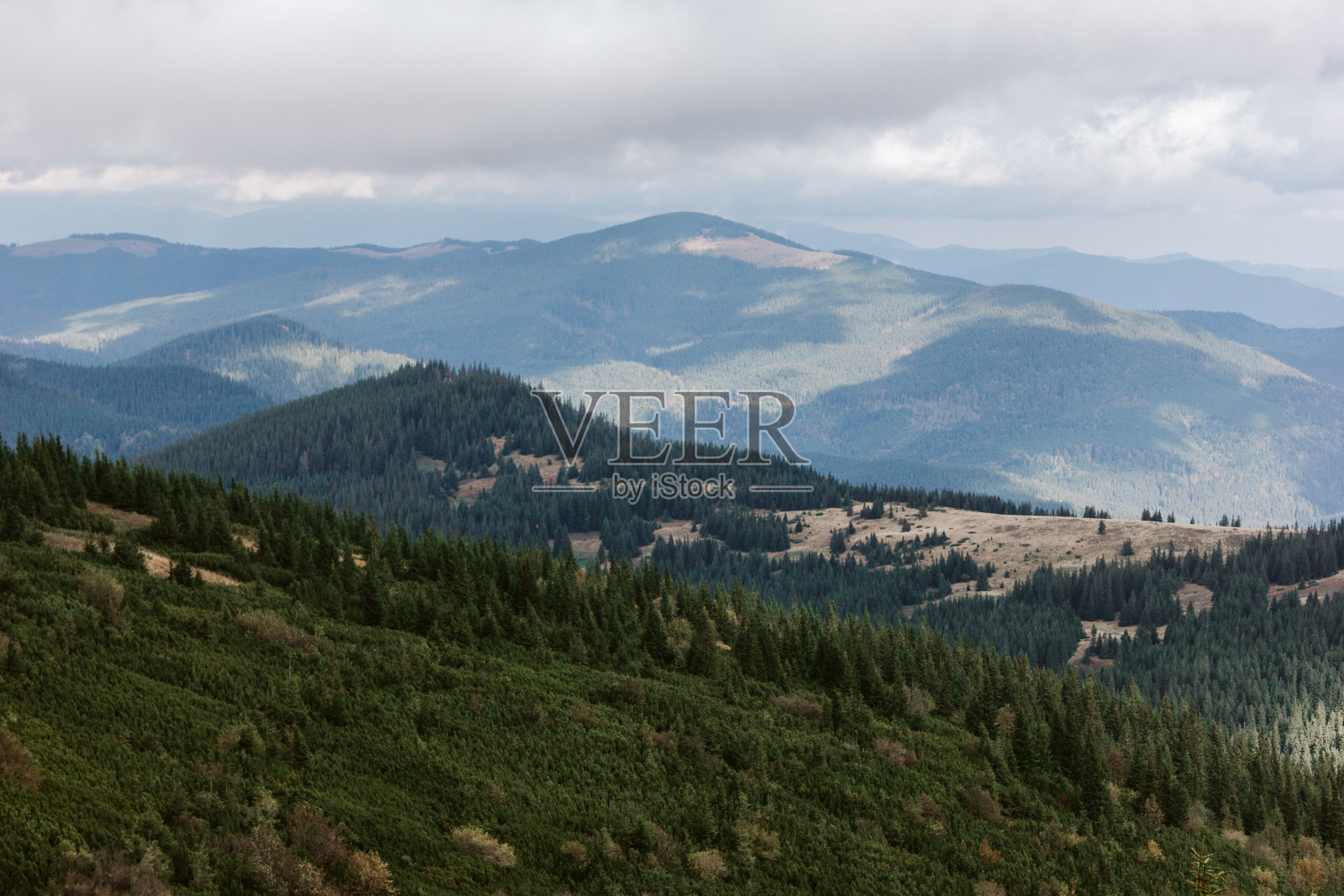 喀尔巴阡山脉美丽的风景照片摄影图片