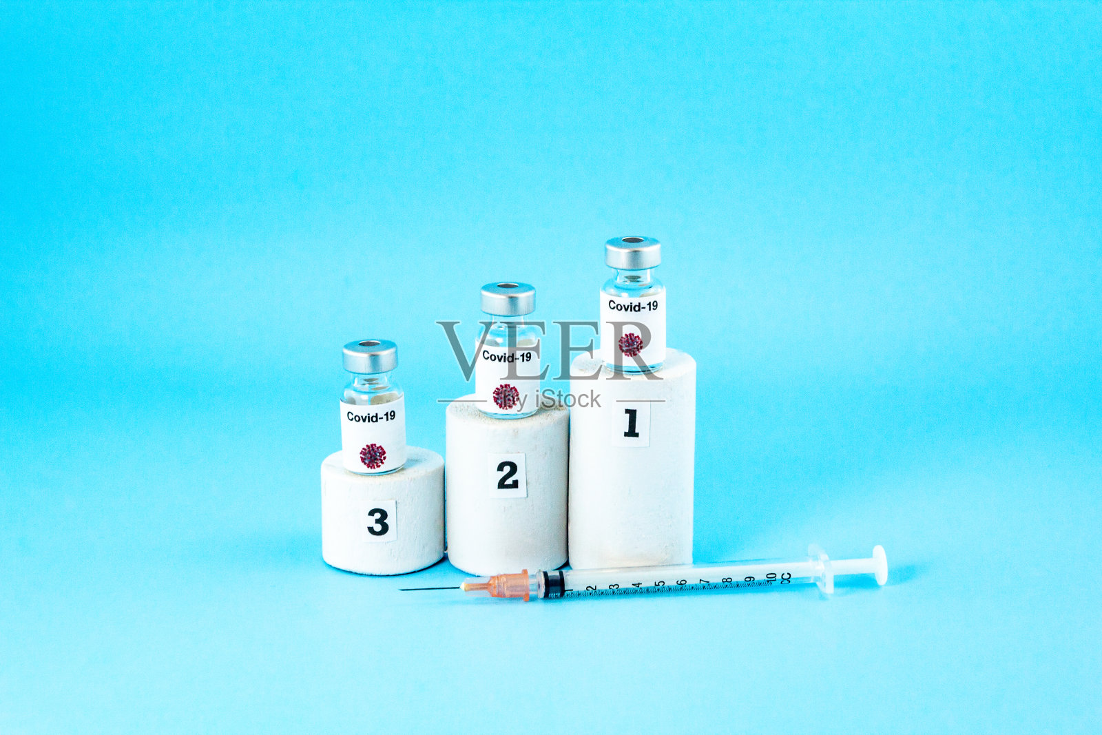 Covid-19疫苗竞赛照片摄影图片