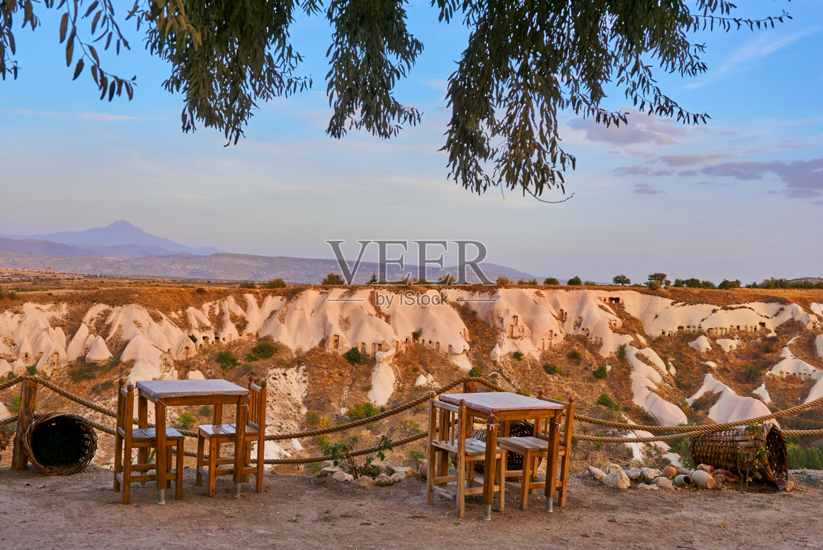 鸽子谷在卡帕多西亚股票照片照片摄影图片