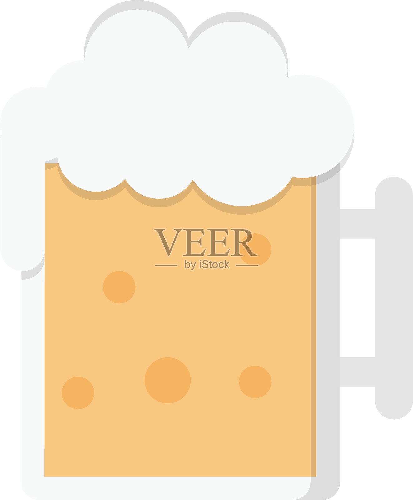 啤酒插画图片素材