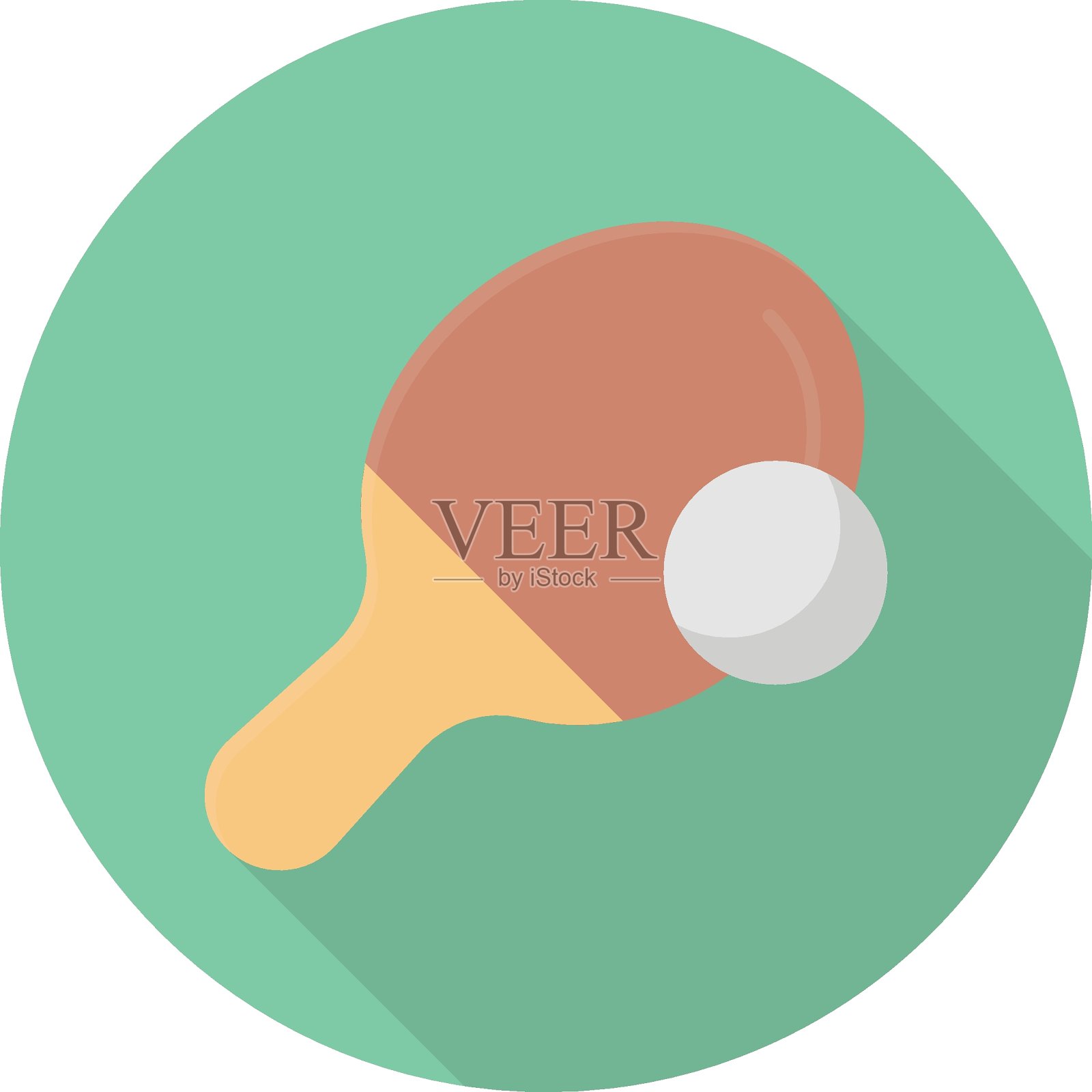 乒乓球插画图片素材