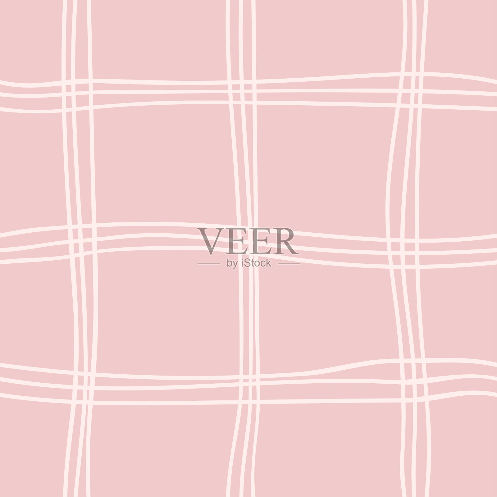 无缝图案与手绘线，格子插画图片素材