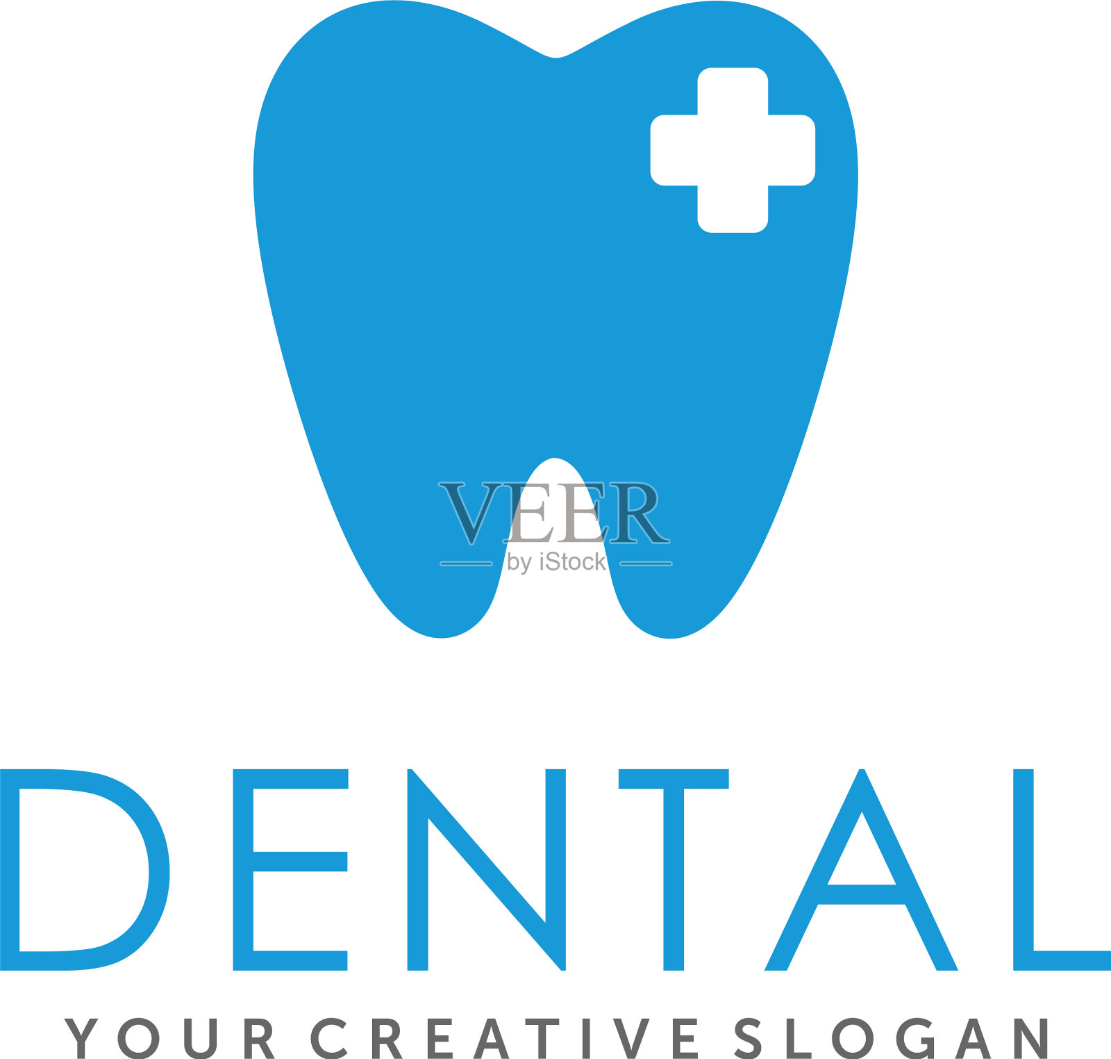 牙科标志牙科保健标志插画图片素材