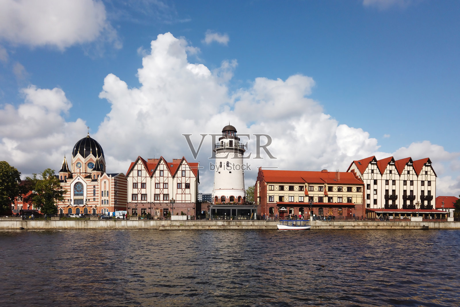 加里宁格勒的鱼村旅游景点照片摄影图片