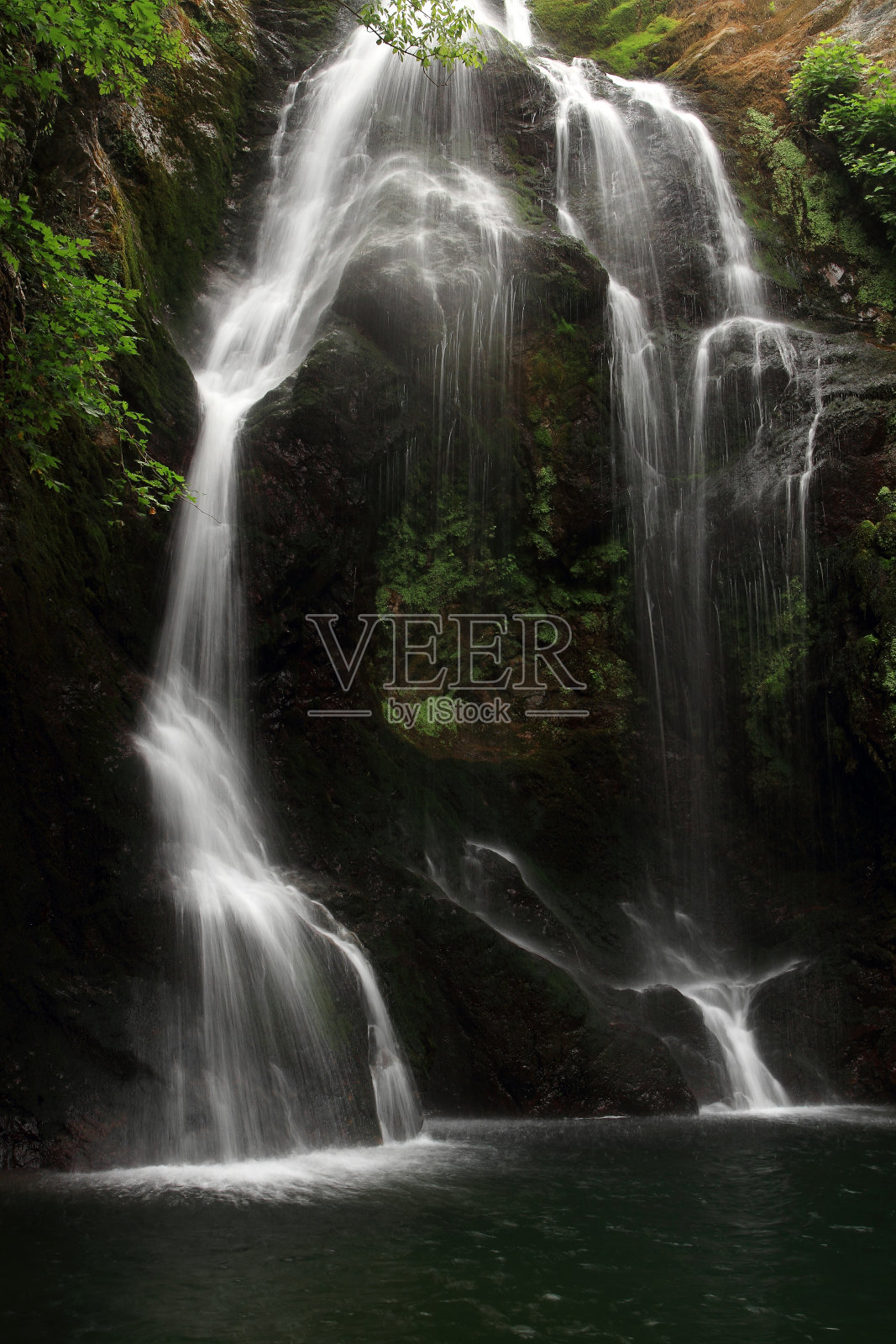 瀑布照片摄影图片