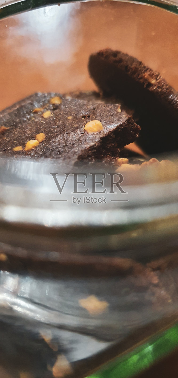 复古风格的巧克力饼干照片摄影图片