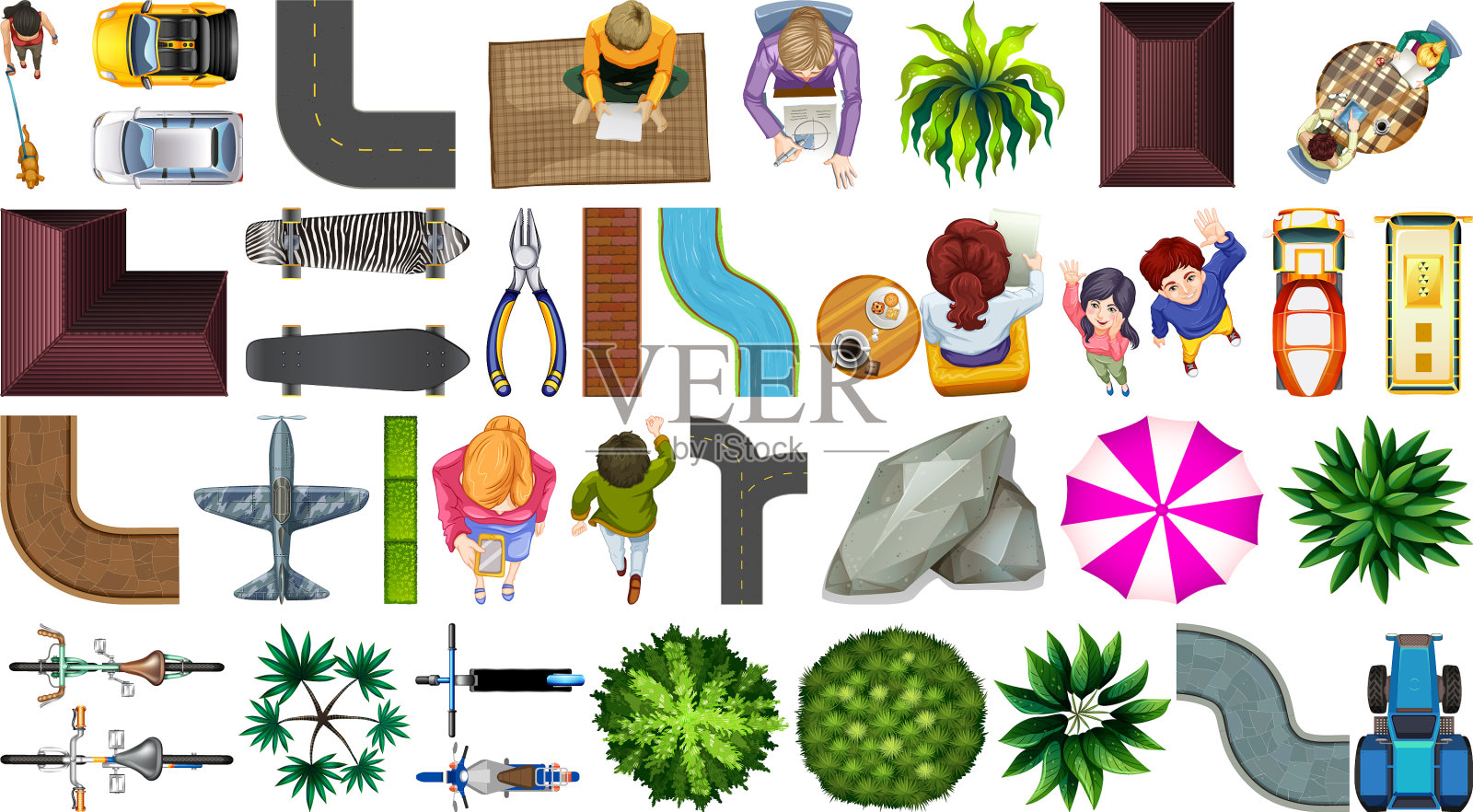 设置空气元素房屋装饰隔离设计元素图片