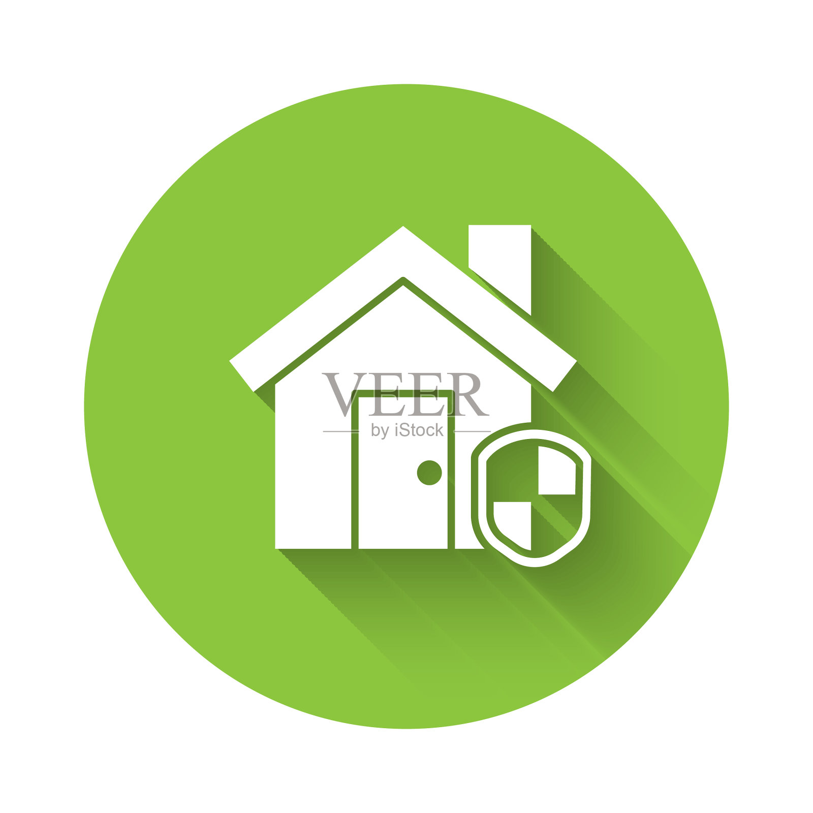 受保护的白宫被孤立了图标素材