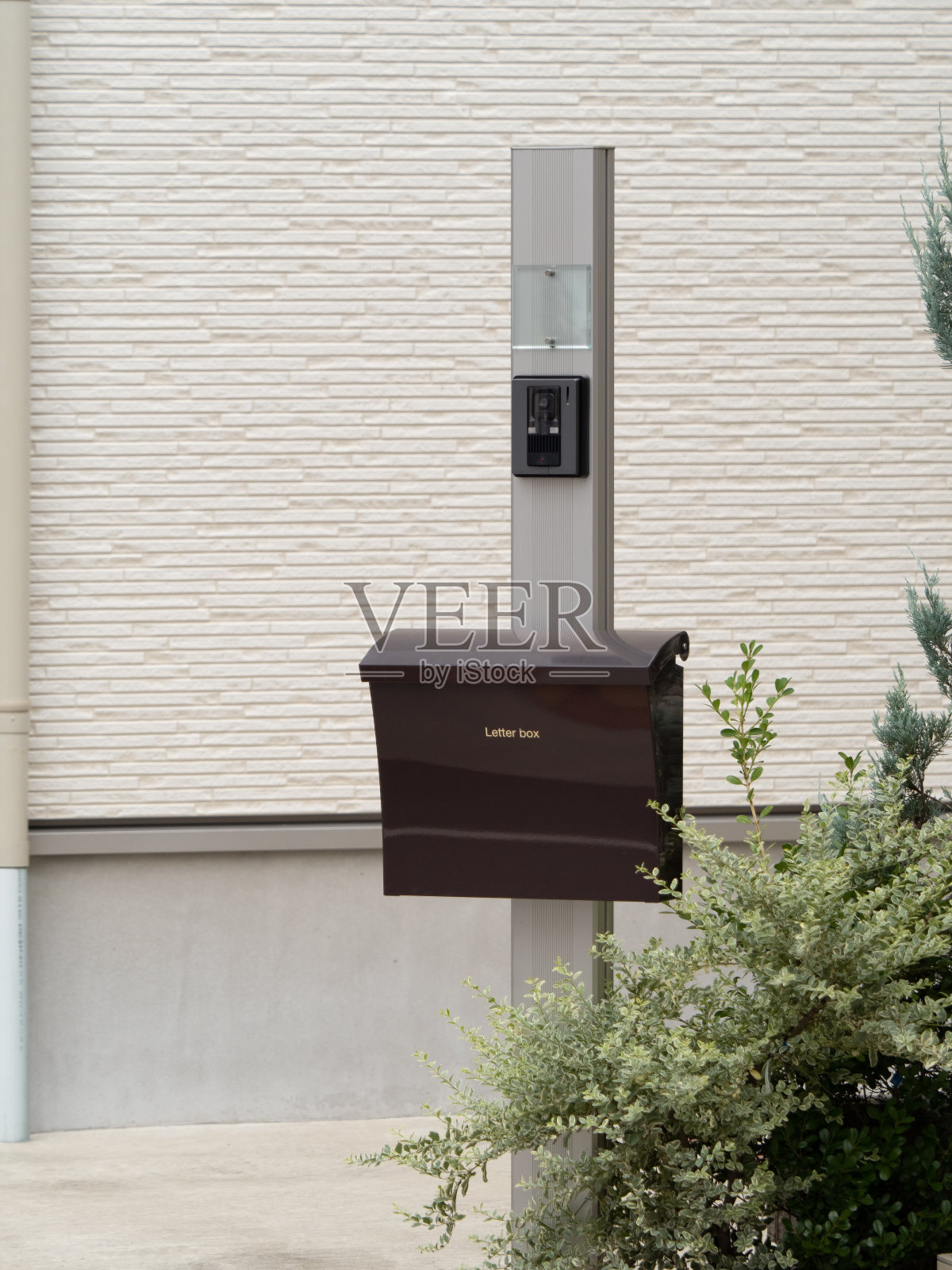 住宅对讲机和邮箱照片摄影图片