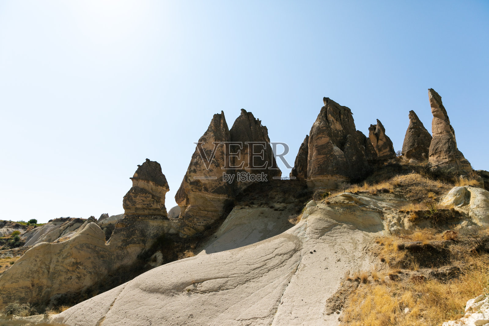 土耳其戈雷米国家公园的山形照片摄影图片