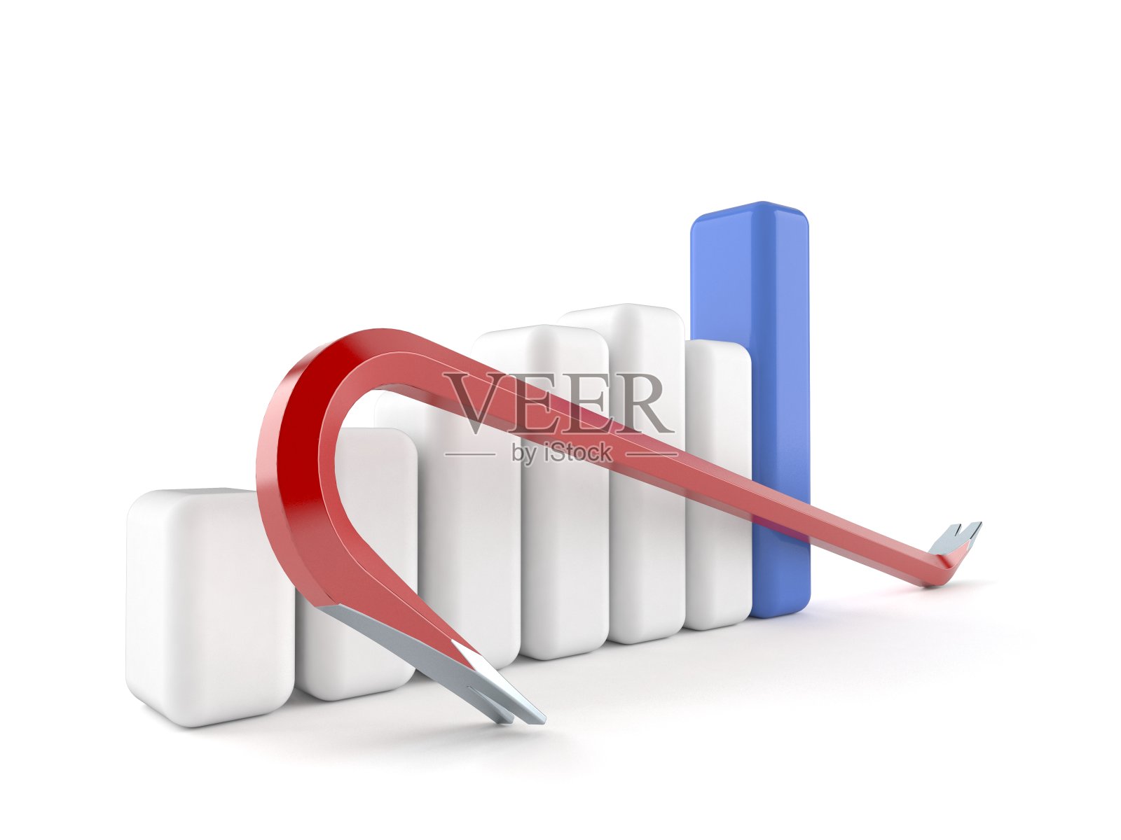 撬棍和图表照片摄影图片