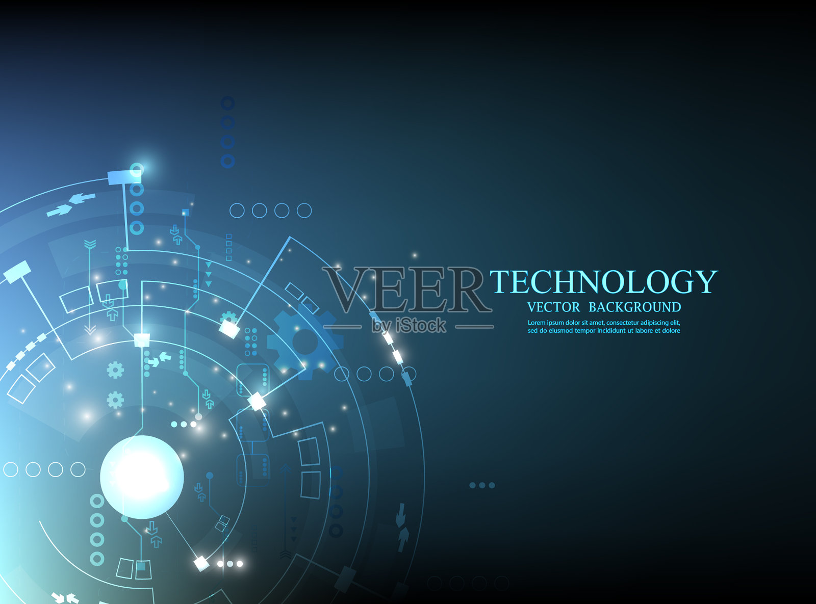 摘要网络计算机背景设计插画图片素材