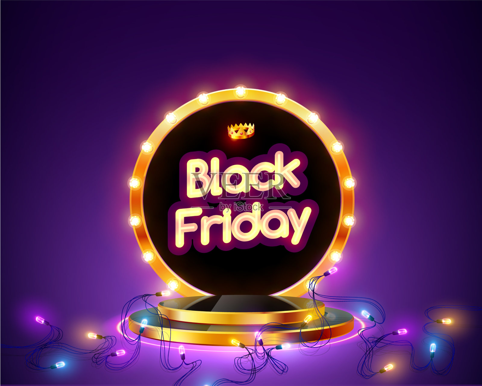 复古风格的销售背景插画图片素材