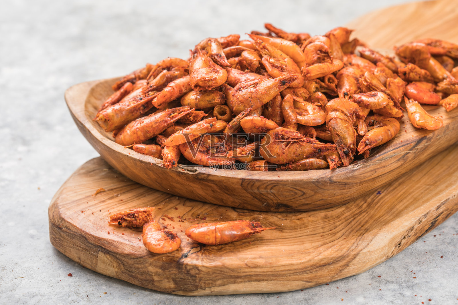 啤酒小吃-辣干虾或对虾照片摄影图片