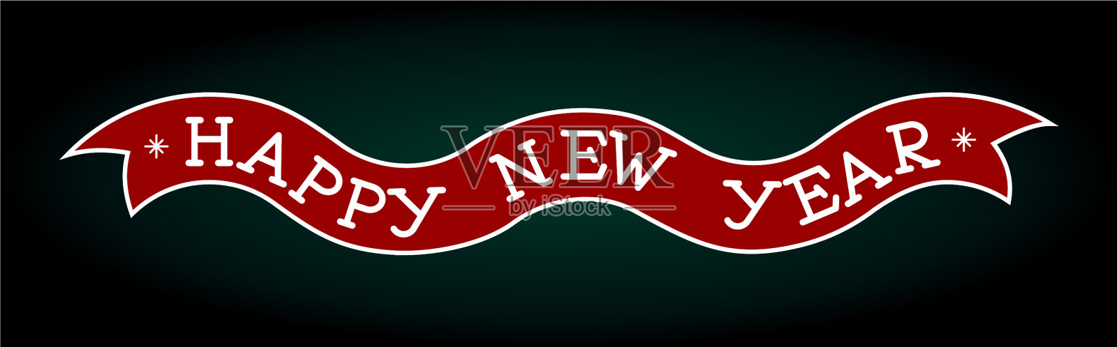 以深绿色为背景进行装饰插画图片素材