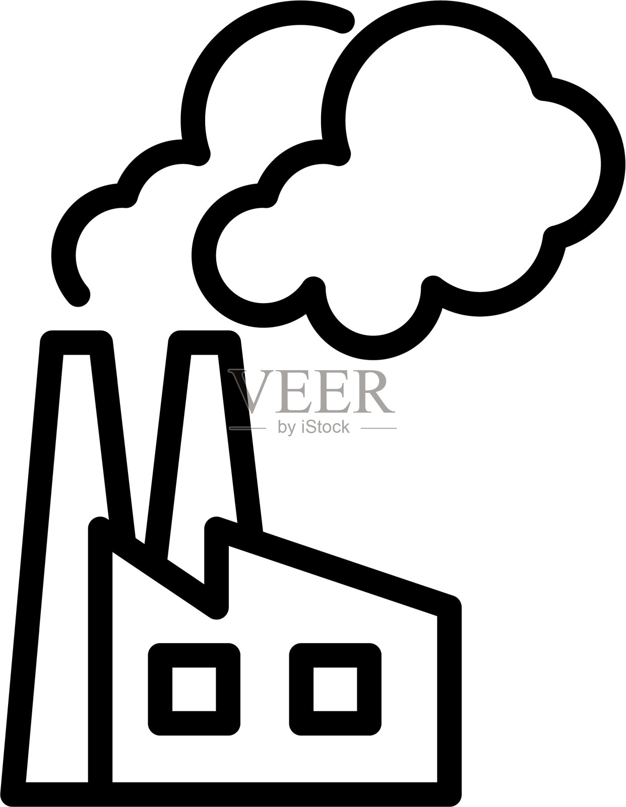 工厂行图标插画图片素材