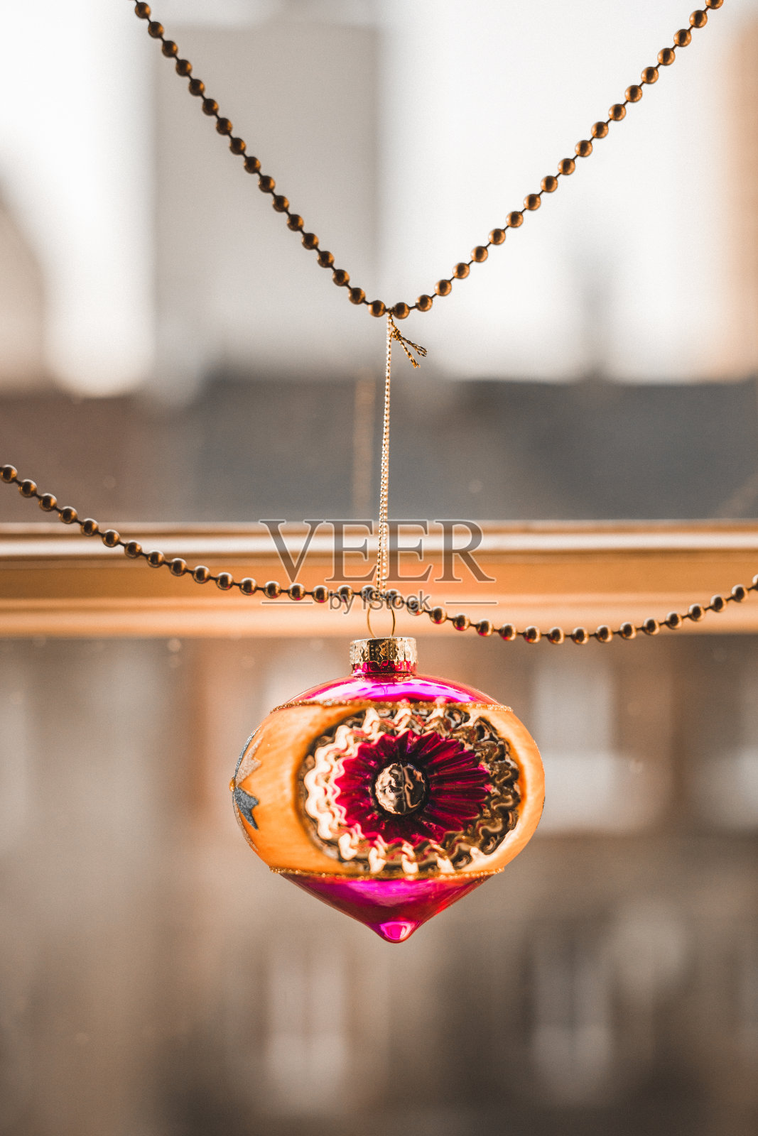 圣诞装饰，圣诞装饰，圣诞泡泡照片摄影图片