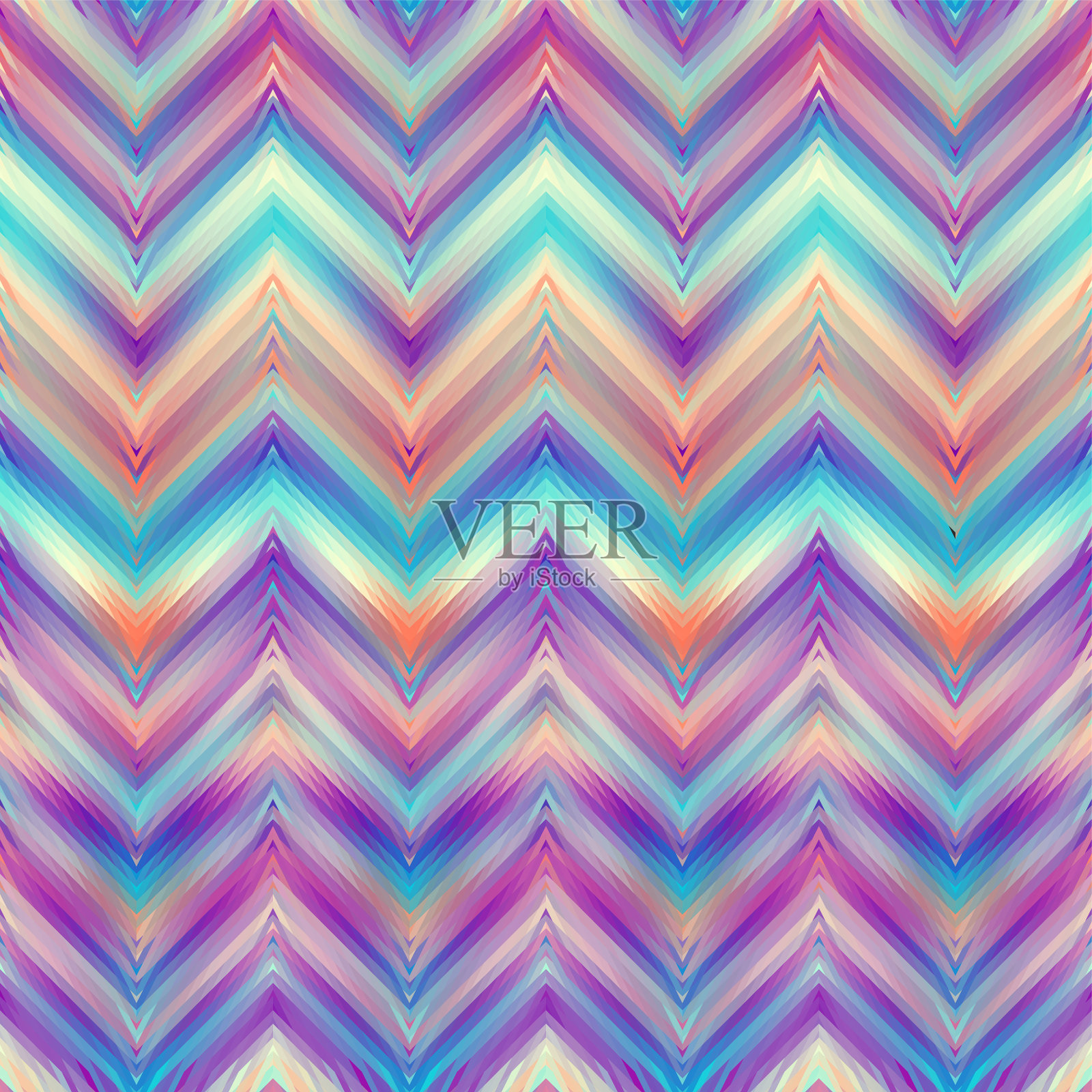 几何抽象图案在低聚风格插画图片素材