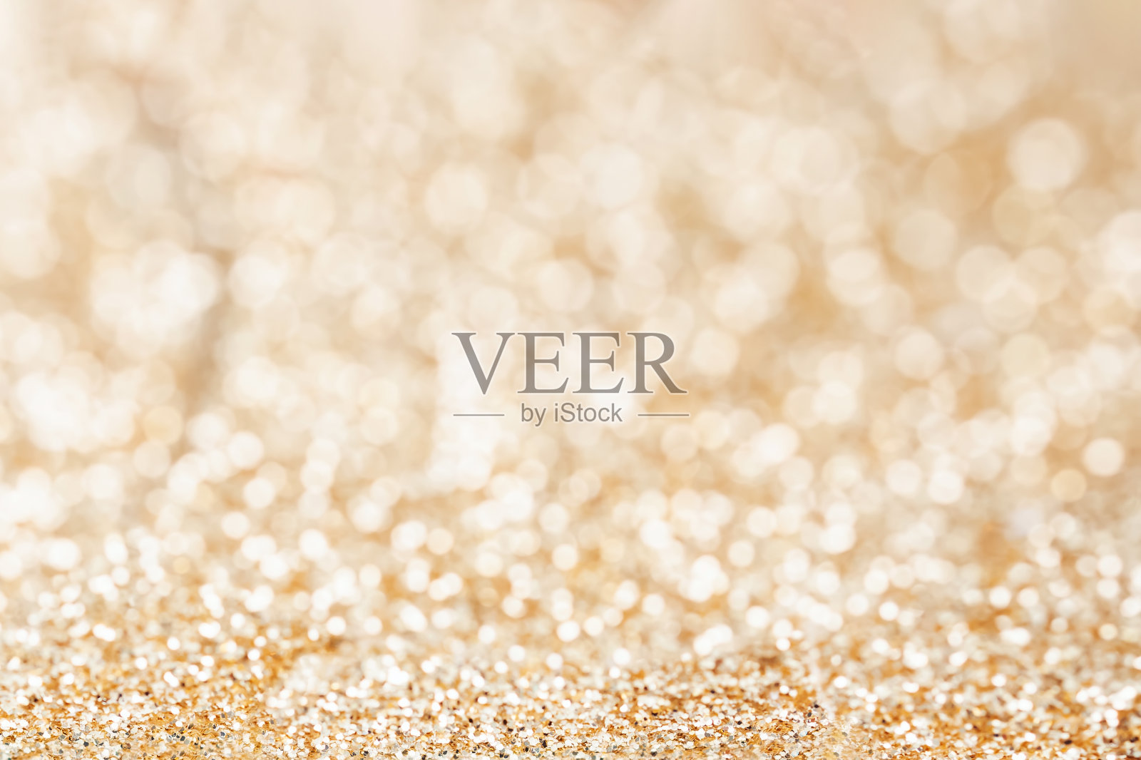 金色的圣诞背景和模糊的灯光照片摄影图片