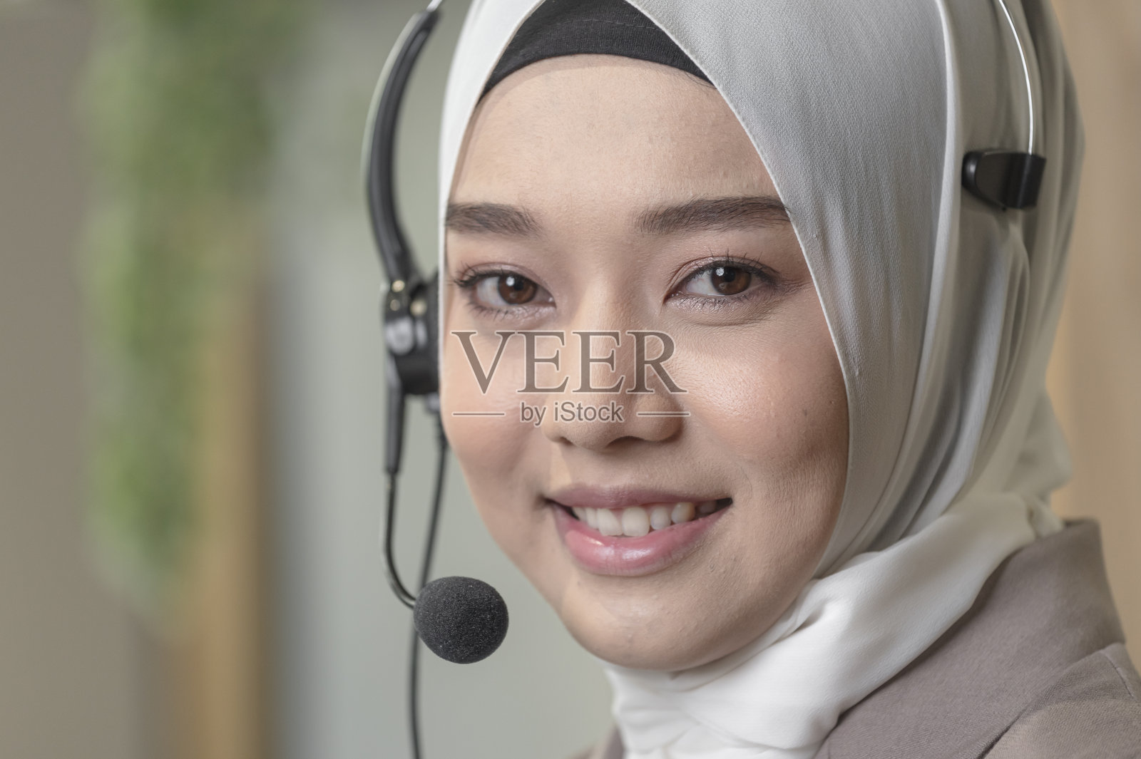 专业执行客户呼叫中心办公室肖像照片摄影图片