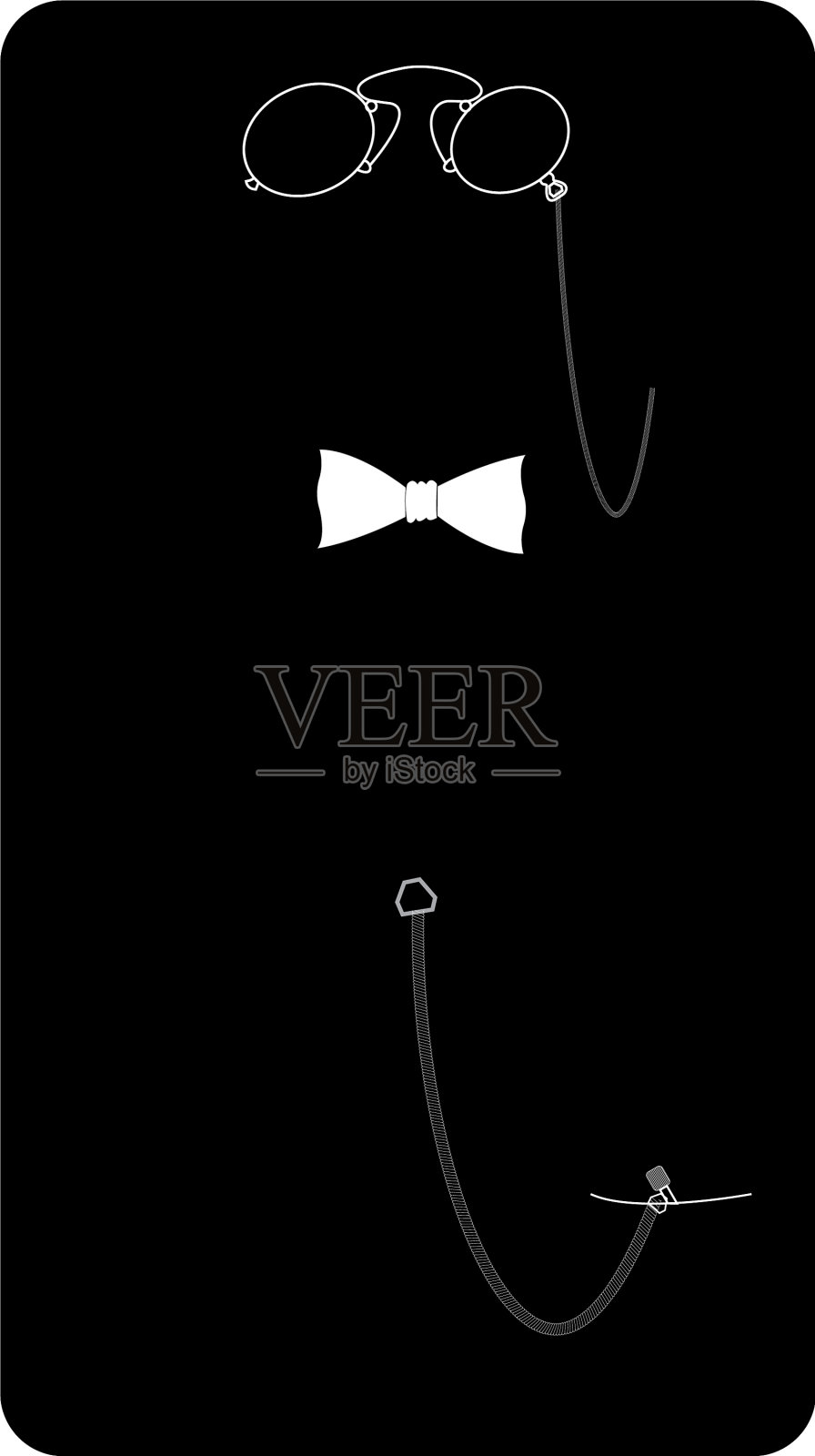 深色抽象绘画背景与男性插画图片素材