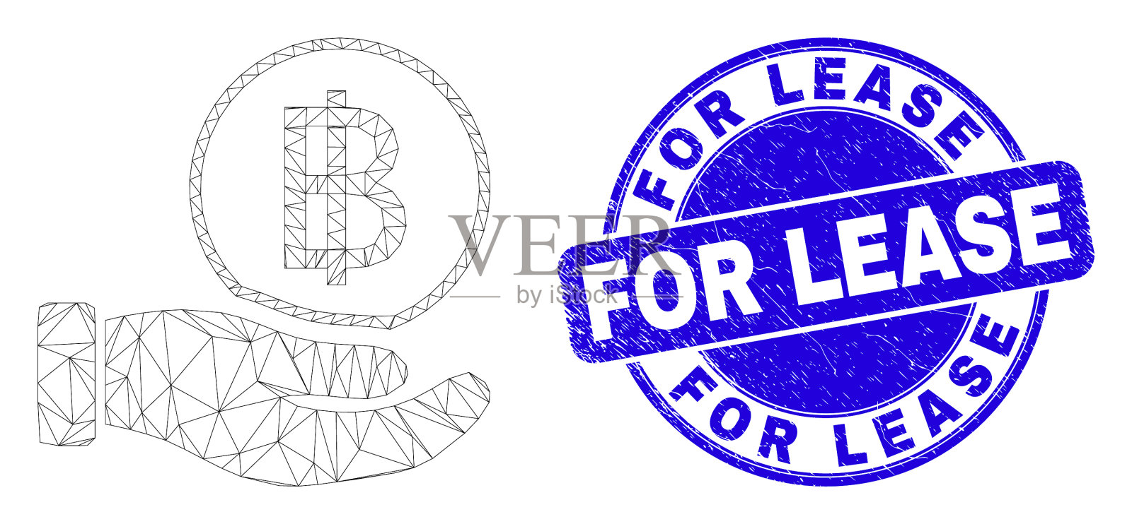 蓝色危难为租赁海豹和网尸手插画图片素材