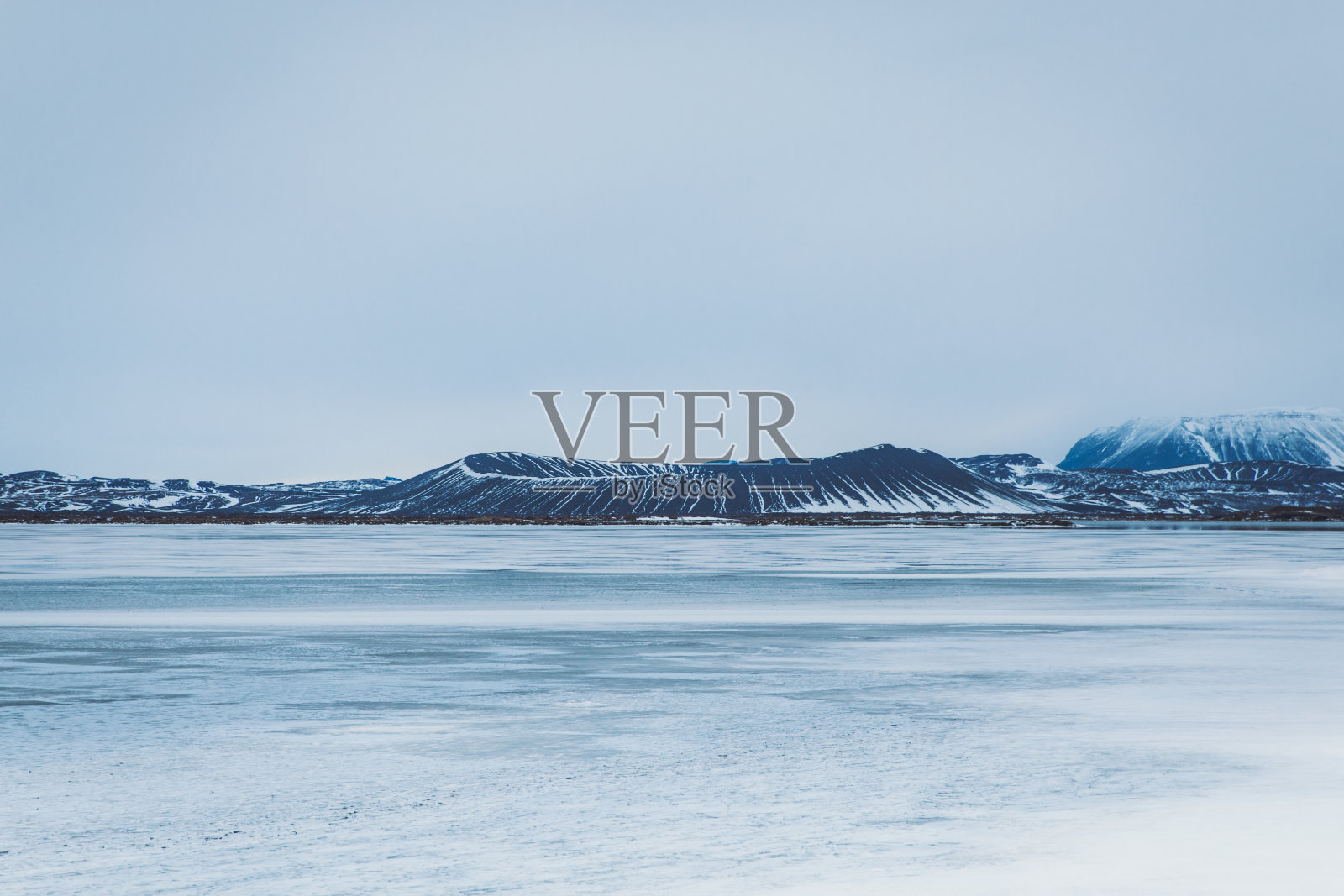 冰岛冬天的壮观景象照片摄影图片