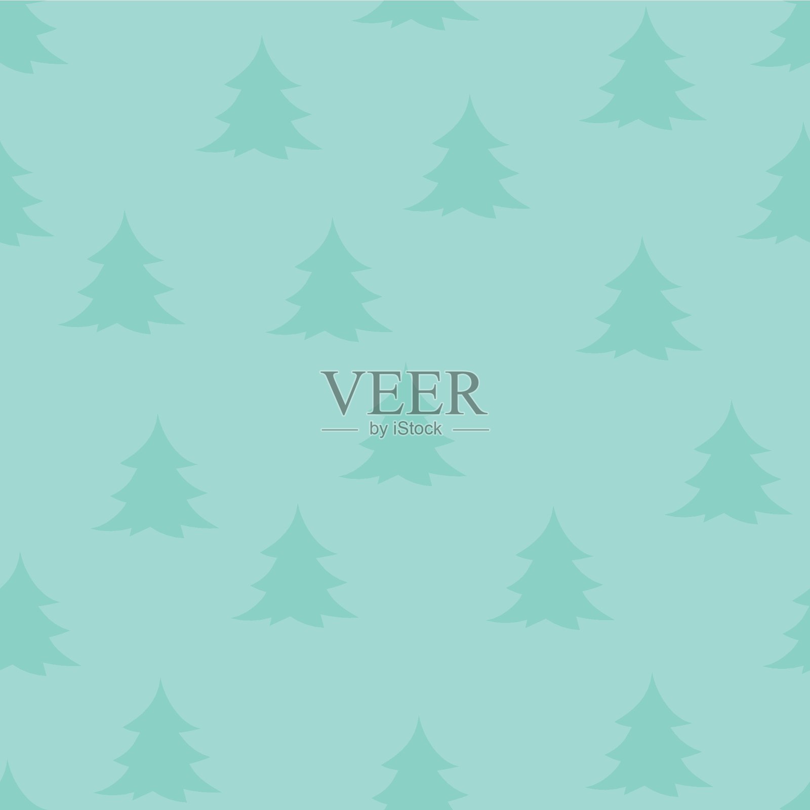 新潮新年无缝模式矢量插图。适用于包装纸、数码纸、织物、纺织品、明信片。圣诞图案有新年树、星星、雪花插画图片素材