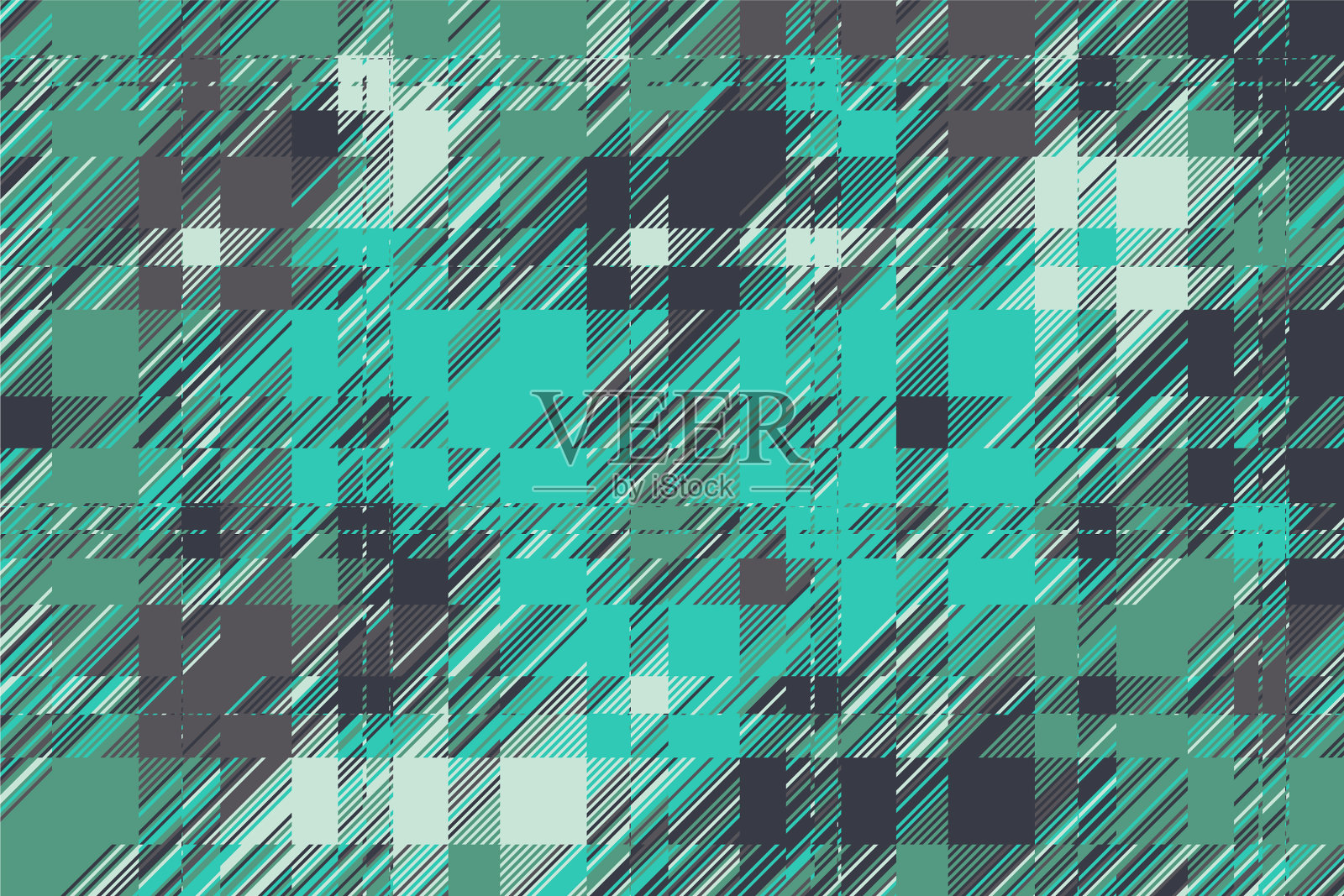 现代glitch背景色几何抽象插画图片素材